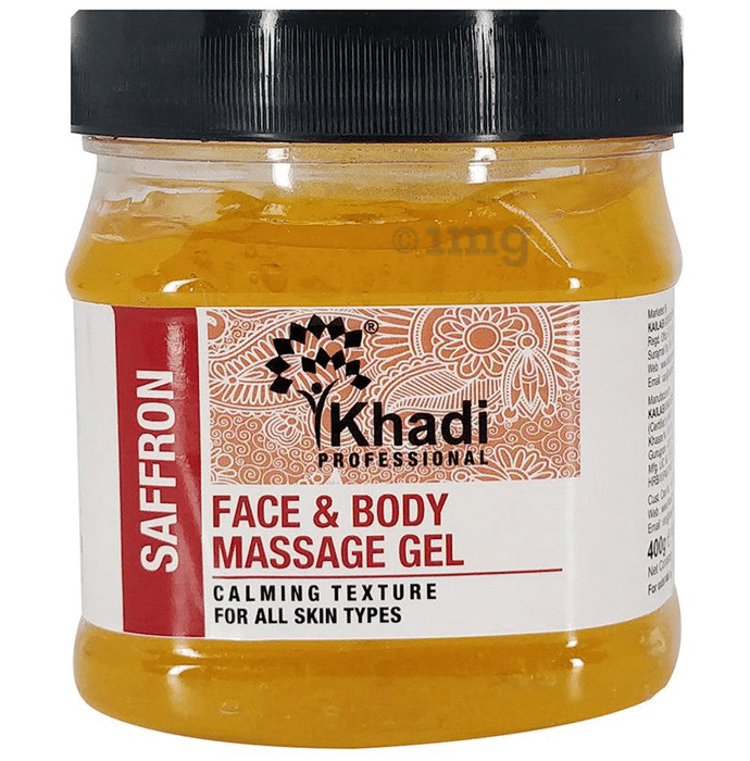 Khadi Professional Saffron Face & Body Massage Gel
