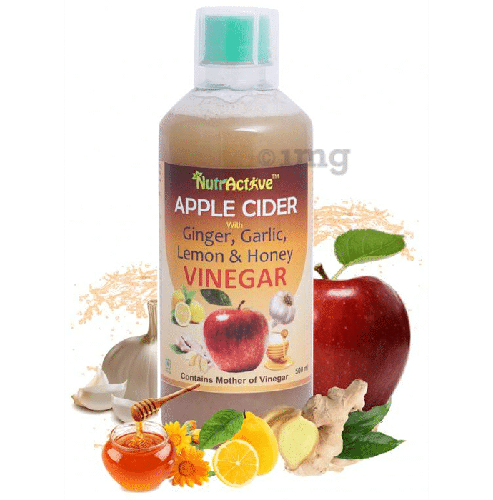NutrActive Apple Cider Vinegar with Ginger, Garlic, Lemon & Honey