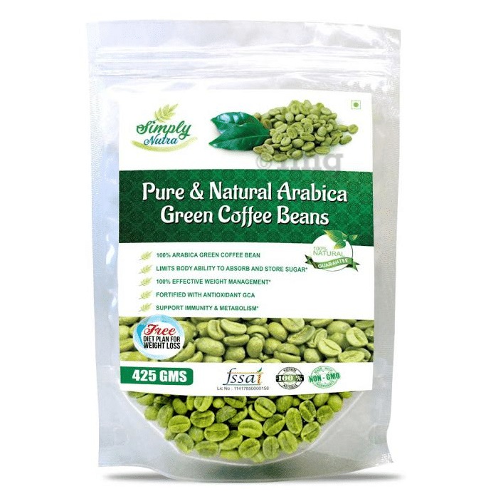 Simply Nutra Pure & Natural Arabica Green Coffee Beans