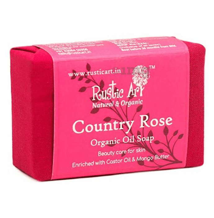 Rustic Art Country Rose Organic Oil Soap