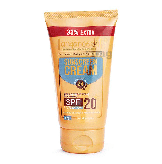 Aryanveda Sunscreen Cream SPF 20