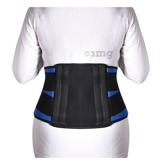 Medtrix Contoured Lumbar Sacral  Belt XL Blue and Black