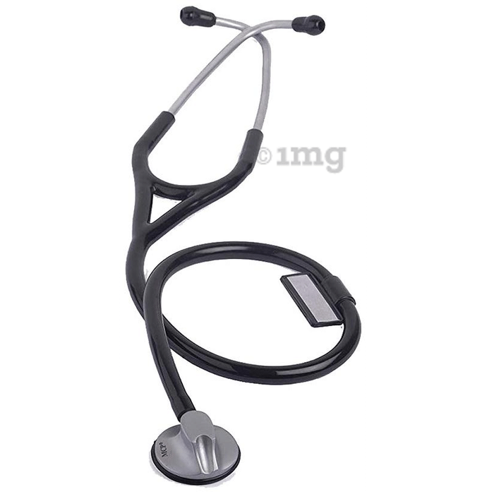 MCP Premium Silver Matt Finish with Brass Frame, Brass Chest Piece & High Acoustic Sensitivity Stethoscope