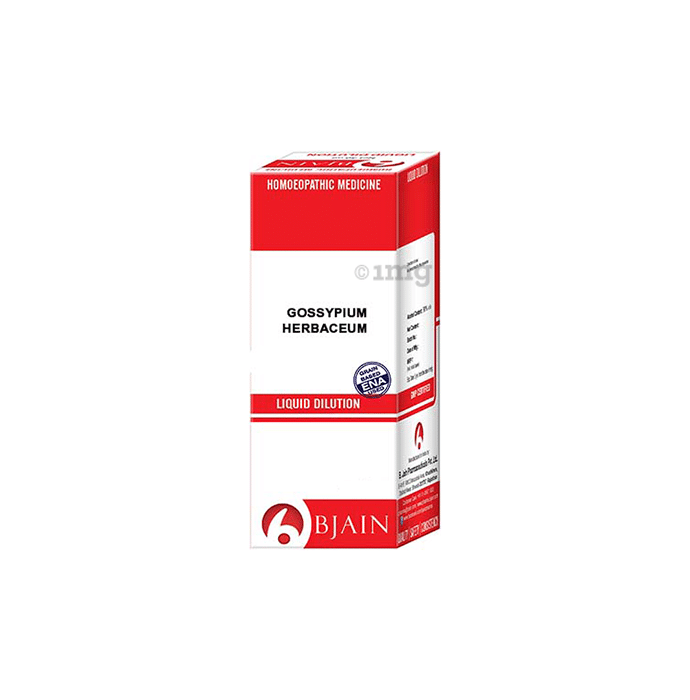 Bjain Gossypium Herbaceum Dilution 1000 CH