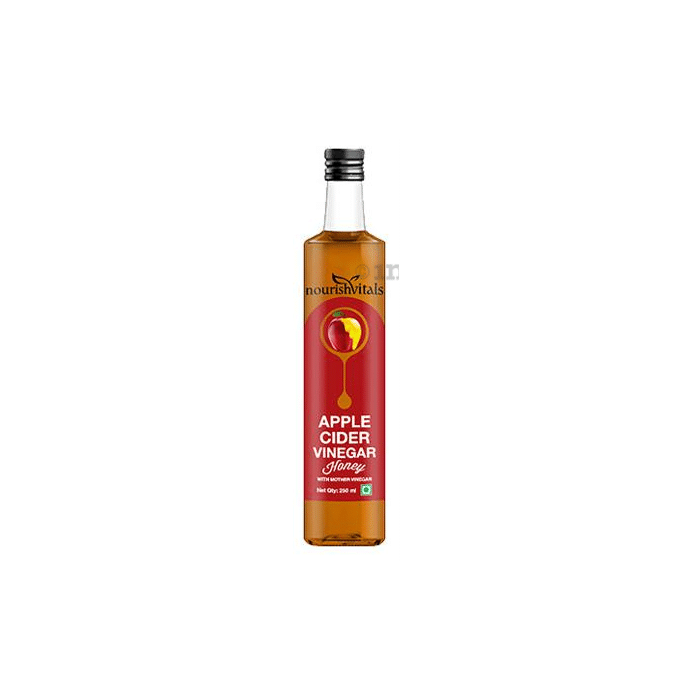 NourishVitals Apple Cider Vinegar Honey with Mother Vinegar