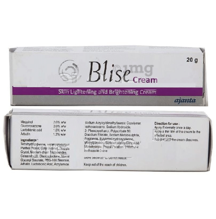 Blise Skin Lightening and Brightening Cream
