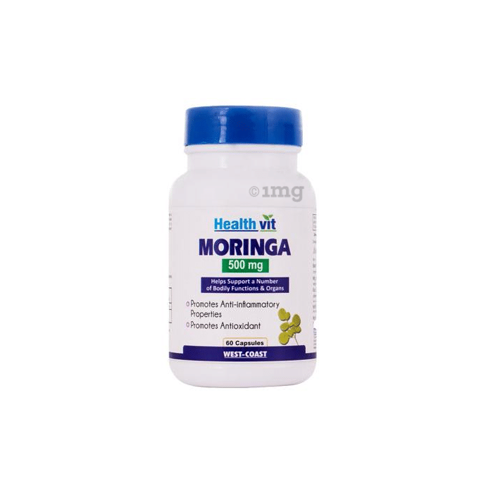 HealthVit Moringa Essential Nutrition 500mg Capsule