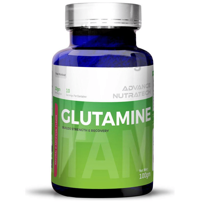 Advance Nutratech Glutamine Supplement Powder Fruit Punch