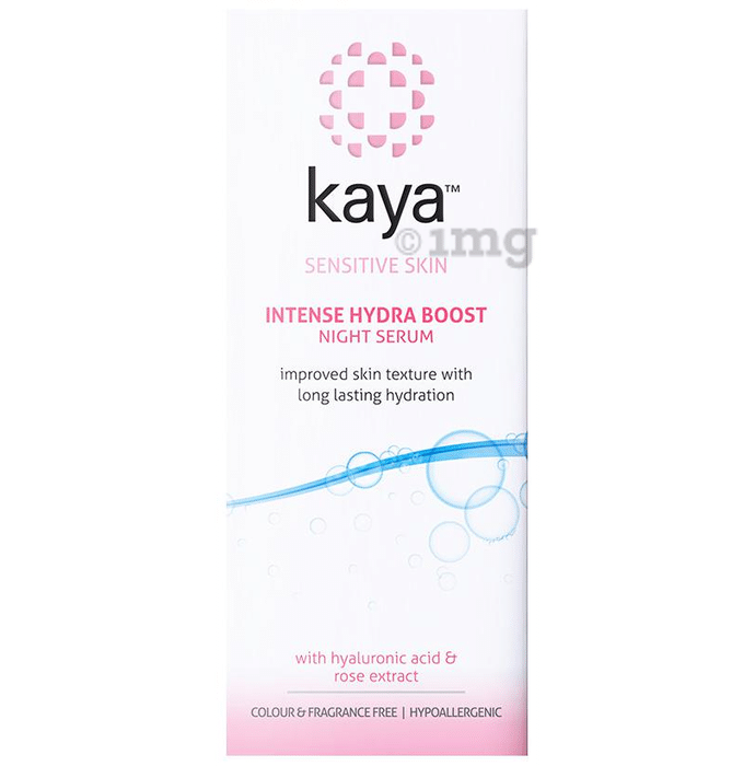 Kaya Intense Hydra Boost Night Serum Sensitive Skin