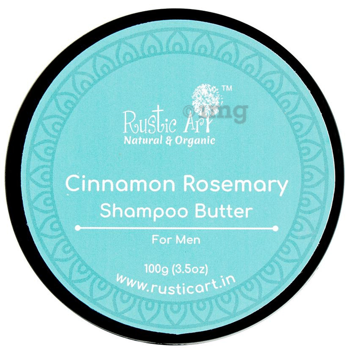 Rustic Art Shampoo Butter for Men Cinnamon Rosemary
