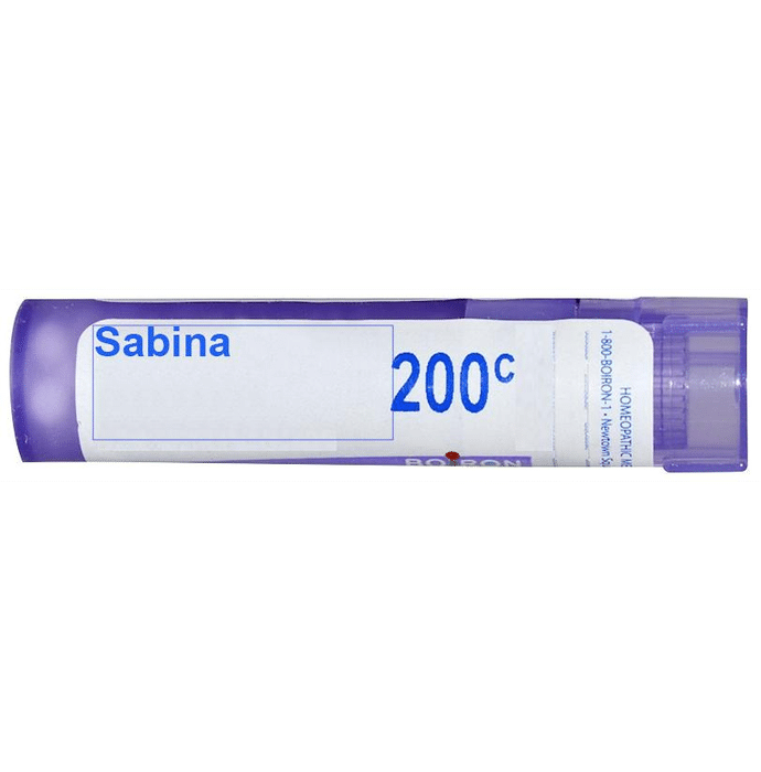 Boiron Sabina Single Dose Approx 200 Microgranules 200 CH