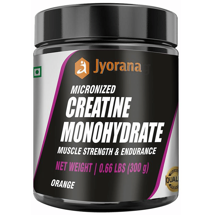 Jyorana Micronized Creatine Monohydrate Orange