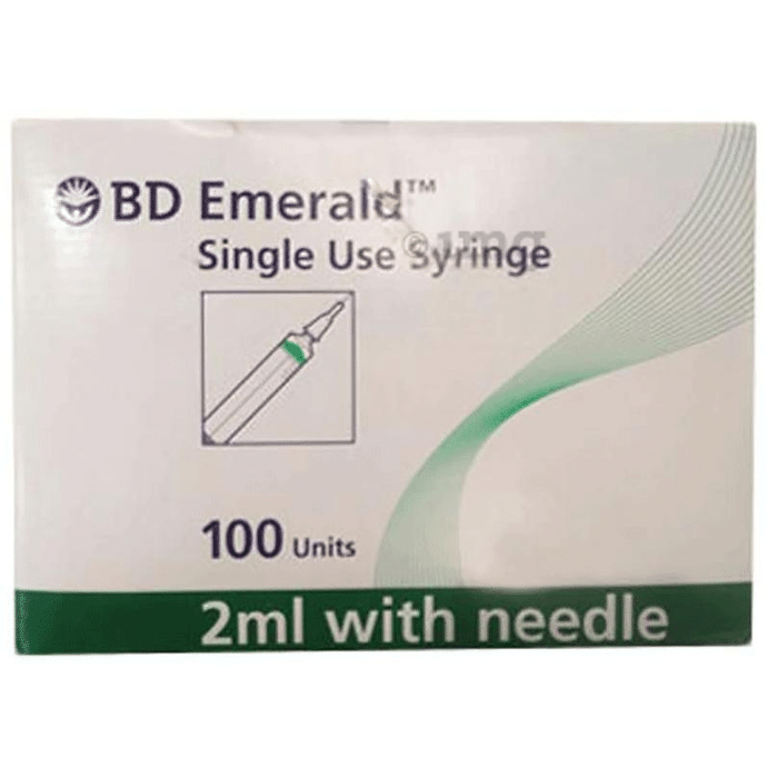 BD Emerald 5ml Syringe with Needle (23X11 inch)