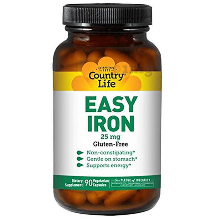 Country Life Easy Iron 25mg Vegetarian Capsule