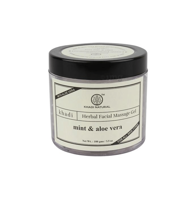 Khadi Naturals Ayurvedic Mint & Aloe Vera Facial Massage Gel