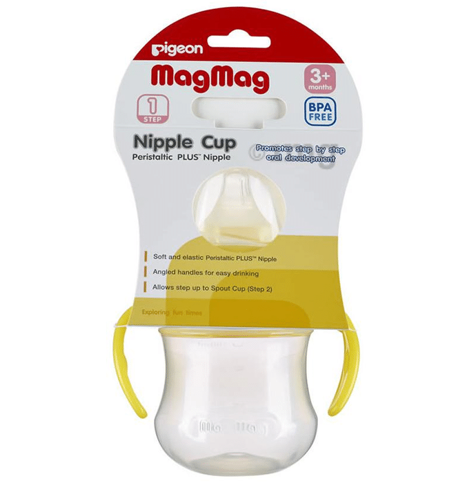 Pigeon Mag Mag Nipple Cup Yellow