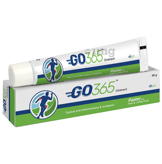 Go 365 Ayurvedic Ointment For Knee & Joint Pain (30gm Each) Buy 2 Get 1 Free