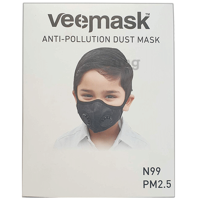 Veemask N99 Anti-Pollution Dust Face Mask with Two Valves Large