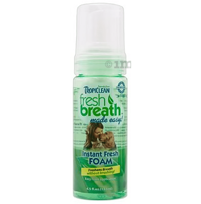 Tropiclean Fresh Breath Instant Fresh Foam (For Pets)