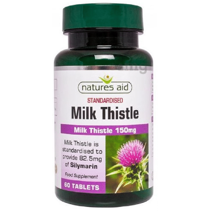 Natures Aid Milk Thistle 150mg Tablet
