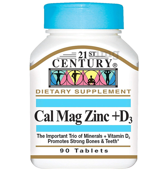 21st Century Cal Mag Zinc + D3 Tablet