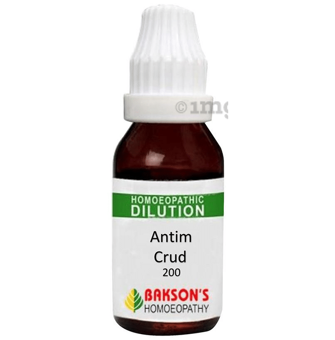 Bakson's Homeopathy Antim Crud Dilution 200 CH