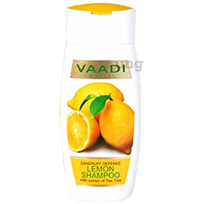 Vaadi Herbals Value Pack of Dandruff Defense Lemon Shampoo with Extracts of Tea Tree