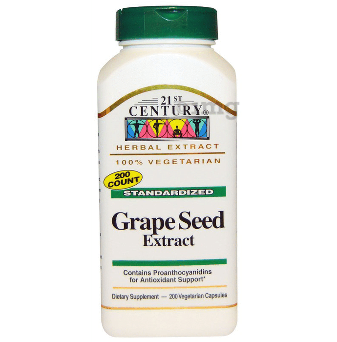 21st Century Grape Seed Extract Vegetarian Capsules