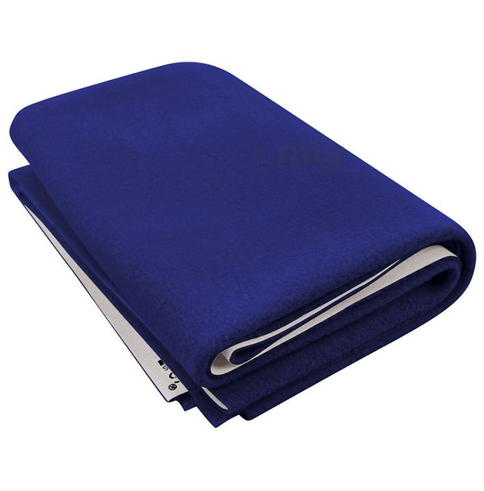 Polka Tots Waterproof & Reusable Dry Mat Bed Protector for New Born Baby Sheet XL Dark Blue