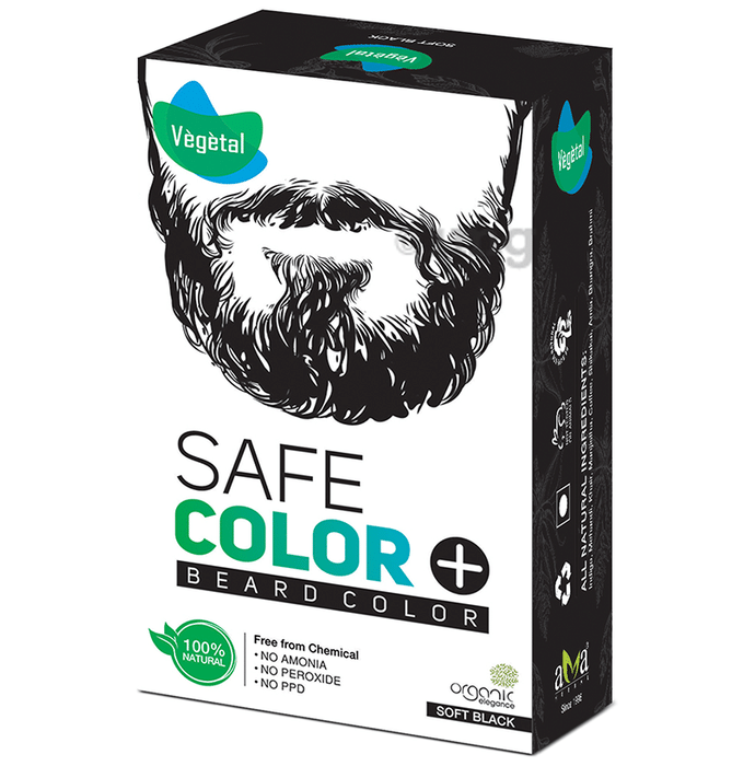 AMA Vegetal Safe Beard Color Soft Black