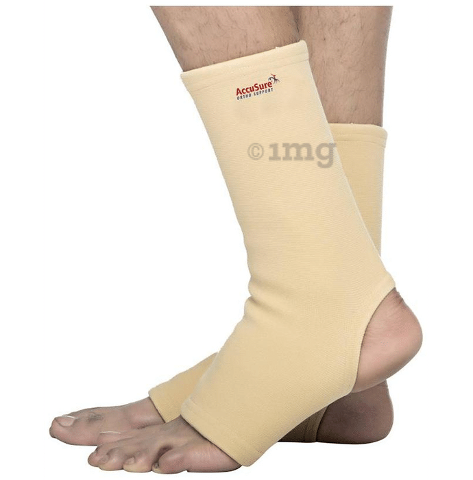 AccuSure A2 Ankle Elastic Pair Small