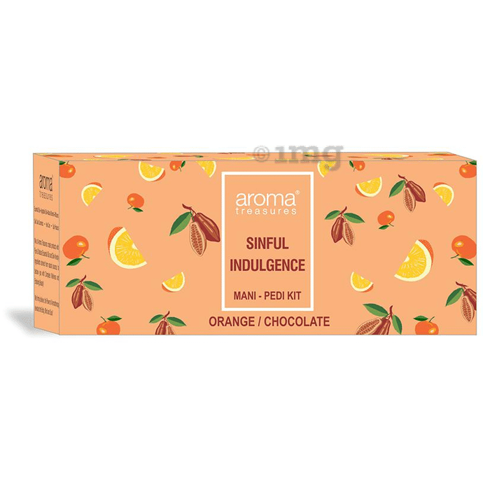 Aroma Treasures Mani-Pedi Kit Sinful Indulgence Orange Chocolate