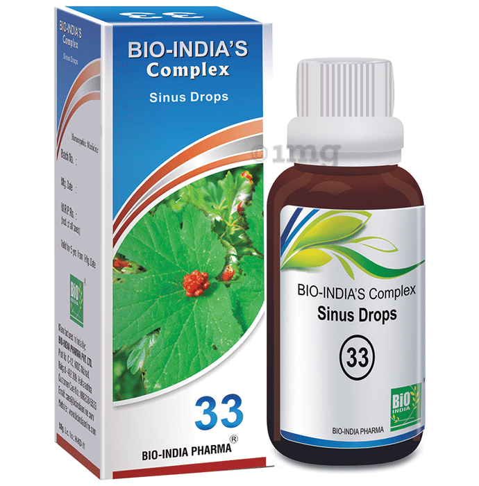 Bio India Complex 33 Sinus Drop