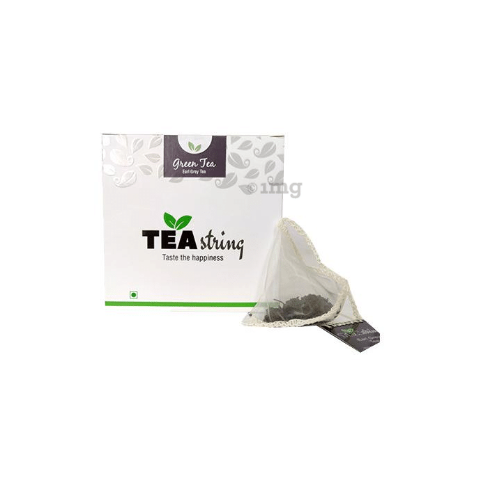 Tea String Earl Grey Green Tea Bag