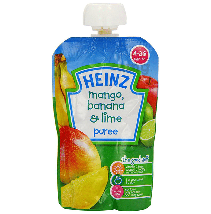 Heinz Puree Mango Banana & Lime