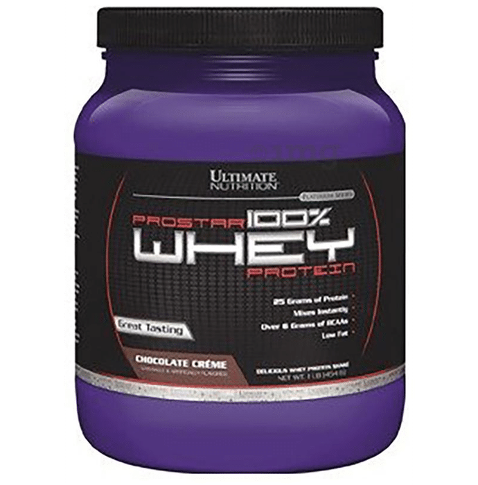 Ultimate Nutrition Prostar 100% Whey Protein for Muscle Recovery | Flavour Chocolate Creme Powder