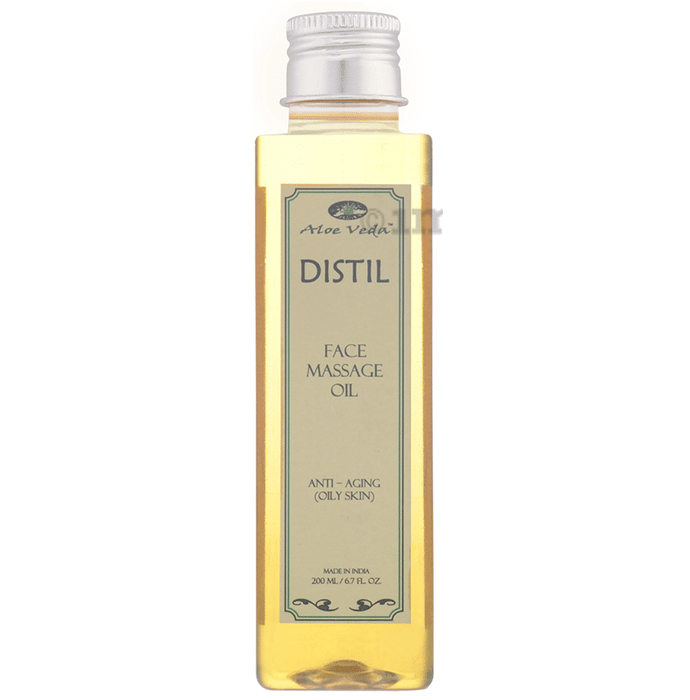 Aloe Veda Distil Face Massage Oil Anti-Aging Oily Skin