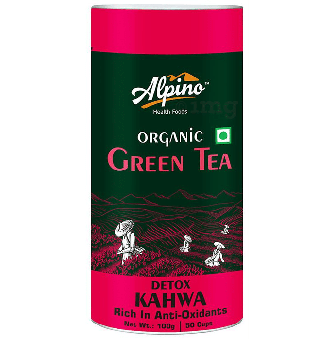 Alpino Organic Green Tea (100gm Each) Detox Kahwa