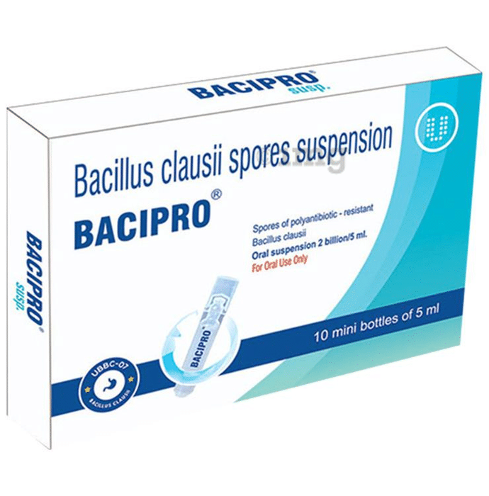 Bacipro Oral Suspension Regular