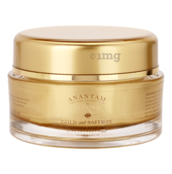 Mantra Anantam Gold and Saffron Glowing Face Gel with 24 k Gold