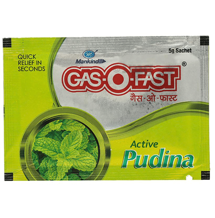 Gas-O-Fast Mint Active Sachet | Helps Relieve Acidity