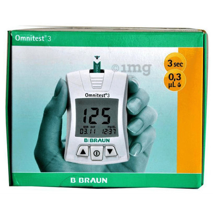 B Braun Omnitest 3 Blood Glucose Meter