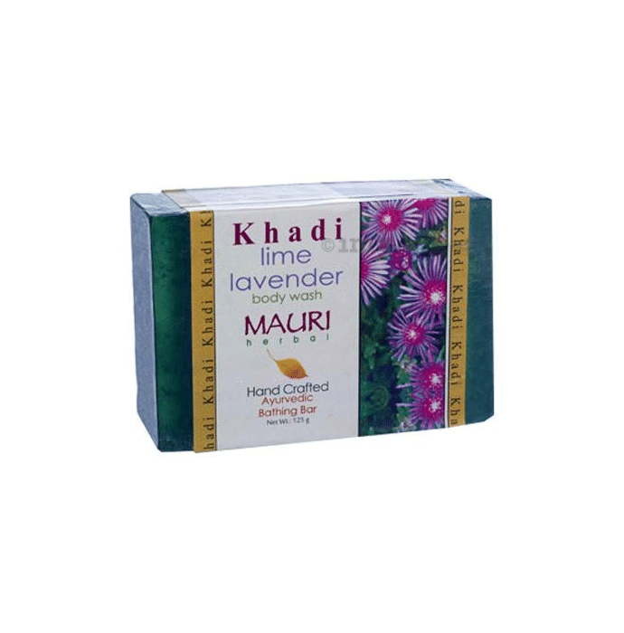Khadi Mauri Herbal Lime-Lavender Soap