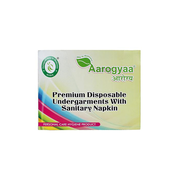 Aarogyaa Premium Disposable Undergarments with Sanitary Napkin