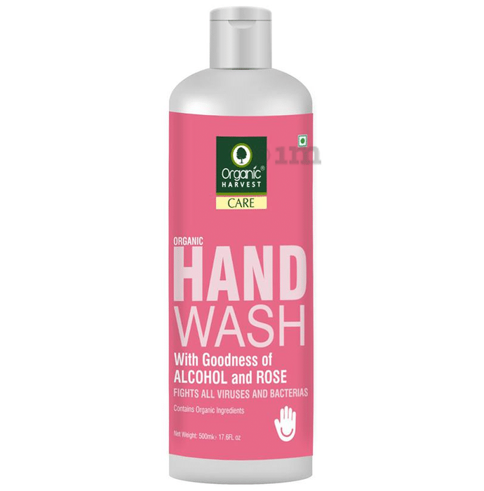 Organic Harvest Care Hand Wash Alcohol and Rose