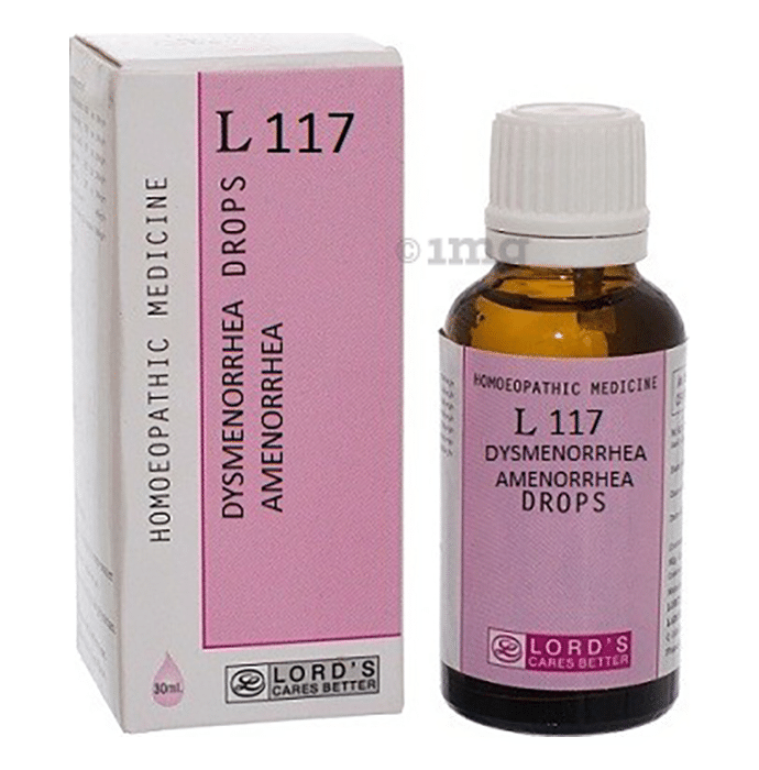 Lord's L 117 Dysmenorrhea Amenorrhea Drop