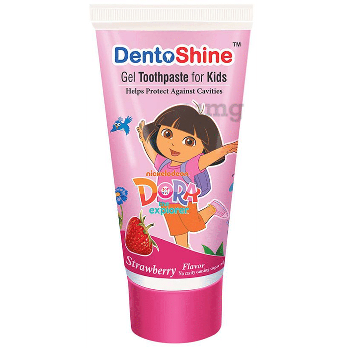 DentoShine Strawberry Gel Toothpaste for Kids