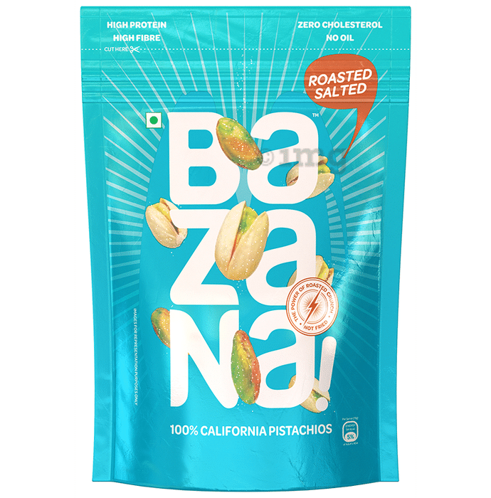 Bazana 100% California Roasted Salted Pistachios