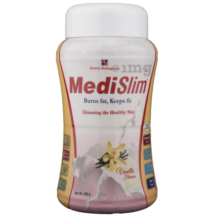 Medislim Powder for Fat Metabolism & Weight Management | Flavour Vanilla