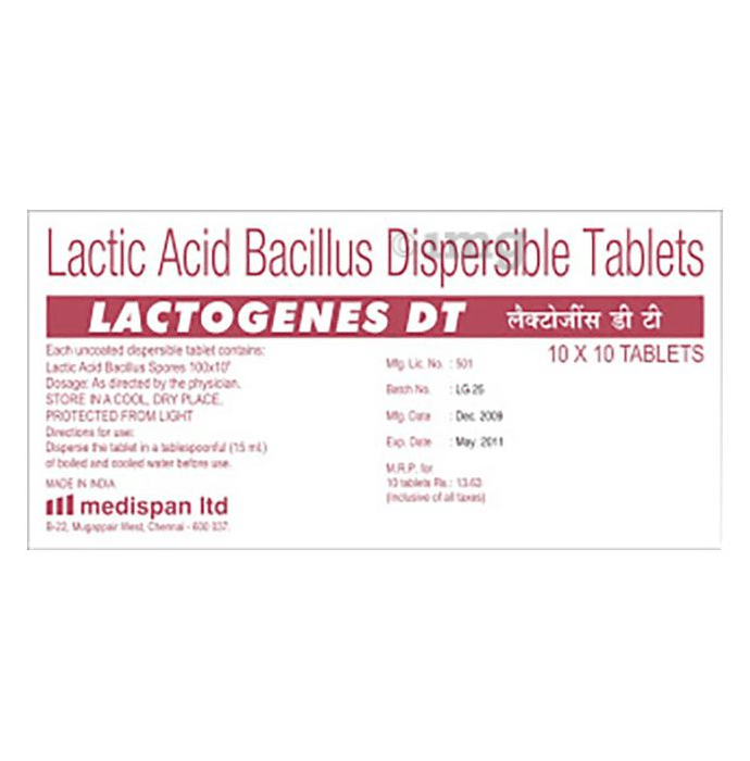 Lactogenes Tablet DT